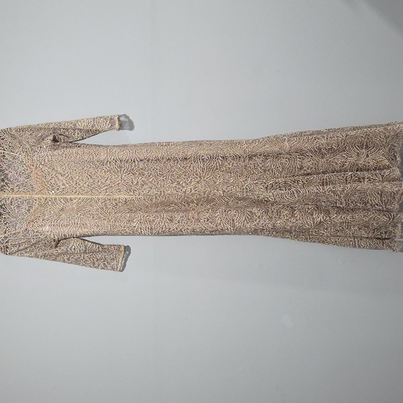 Teri Jon Mother of the Bride Embellished 3/4 Sleeve Lace Gown Rickie Freeman 10 - Picture 4 of 8